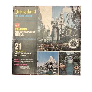 Vintage Disneyland Magic Kingdom GAF Talking View Master‎ Reels